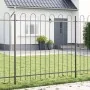 Garden Fence with Top in Gray Arch 15.3 x 1.5 m Steel | Foro24.es | Tu tienda online para hogar, jardín y más Foro24.es