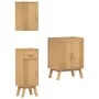 3-teiliges Badmöbel-Set aus Kiefernholz | Foro24.es | Tu tienda online para hogar, jardín y más Foro24.es