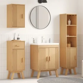 4-teiliges Badmöbel-Set aus massivem Kiefernholz von , Badezimmermöbel - Ref: Foro24-3334190, Preis: 288,67 €, Rabatt: %