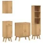 4-teiliges Badmöbel-Set aus massivem Kiefernholz | Foro24.es | Tu tienda online para hogar, jardín y más Foro24.es