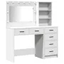 2-teiliges Waschtisch-Set mit weißer Holz-LED von , Schlafzimmerkommoden - Ref: Foro24-3334191, Preis: 207,64 €, Rabatt: %