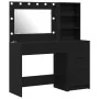 2-piece vanity set with LED in black wood by , Bedroom Dressers - Ref: Foro24-3334192, Price: 213,58 €, Discount: %
