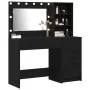 2-piece vanity set with LED in black wood by , Bedroom Dressers - Ref: Foro24-3334192, Price: 213,58 €, Discount: %