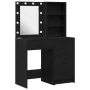 Set de tocador de 2 piezas con LED en madera negra | Foro24.es | Tu tienda online para hogar, jardín y más Foro24.es