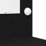 Set de tocador de 2 piezas con LED en madera negra | Foro24.es | Tu tienda online para hogar, jardín y más Foro24.es