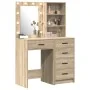 Set de Tocador de 2 Piezas con LED en Madera de Roble Sonoma von , Schlafzimmerkommoden - Ref: Foro24-3334202, Preis: 174,57 ...