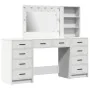 Set de tocador de 3 piezas con LED en madera blanca de , Tocadores para dormitorios - Ref: Foro24-3334209, Precio: 281,42 €, ...