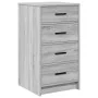 3-piece vanity set with LED lights in Sonoma engineered wood gray by , Bedroom Dressers - Ref: Foro24-3334214, Price: 280,68 ...