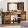 3-Piece Vanity Set with LED Antique Wood Crafted Wood by , Bedroom Dressers - Ref: Foro24-3334216, Price: 271,06 €, Discount: %