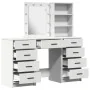 3-piece vanity set with white wood LEDs by , Bedroom Dressers - Ref: Foro24-3334218, Price: 255,47 €, Discount: %
