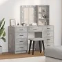 3-Piece Vanity Set with LED - Concrete Gray Quality Wood | Foro24.es | Tu tienda online para hogar, jardín y más Foro24.es