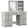 3-Piece Vanity Set with LED - Concrete Gray Quality Wood | Foro24.es | Tu tienda online para hogar, jardín y más Foro24.es