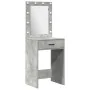 3-Piece Vanity Set with LED - Concrete Gray Quality Wood | Foro24.es | Tu tienda online para hogar, jardín y más Foro24.es