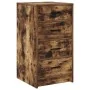 Set de tocador de 3 piezas con luz LED en madera de roble ahumado | Foro24.es | Tu tienda online para hogar, jardín y más Foro24.es