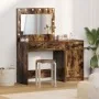 Conjunto de Tocador de 2 Piezas con LED en Madera de Roble Ahumado | Foro24.es | Tu tienda online para hogar, jardín y más Foro24.es