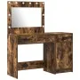 2-Piece Dresser Set with LED in Smoked Oak Wood by , Bedroom Dressers - Ref: Foro24-3334231, Price: 171,63 €, Discount: %