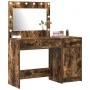 2-Piece Dresser Set with LED in Smoked Oak Wood by , Bedroom Dressers - Ref: Foro24-3334231, Price: 171,63 €, Discount: %