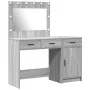 2-piece vanity set with LED in Sonoma engineered wood gray | Foro24.es | Tu tienda online para hogar, jardín y más Foro24.es
