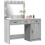 2-piece vanity set with LED in Sonoma engineered wood gray | Foro24.es | Tu tienda online para hogar, jardín y más Foro24.es