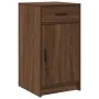 2-Piece Dressing Table Set with LED in Black Oak Wood by , Bedroom Dressers - Ref: Foro24-3334233, Price: 176,91 €, Discount: %