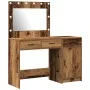 2-Piece Vanity Set with LED Old Engineered Wood by , Bedroom Dressers - Ref: Foro24-3334234, Price: 171,64 €, Discount: %
