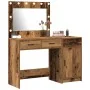 2-Piece Vanity Set with LED Old Engineered Wood by , Bedroom Dressers - Ref: Foro24-3334234, Price: 171,64 €, Discount: %