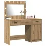 2-piece dressing table set with LED in oak color | Foro24.es | Tu tienda online para hogar, jardín y más Foro24.es