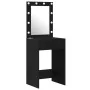 2-Piece Vanity Table Set with LED in Black Crafted Wood | Foro24.es | Tu tienda online para hogar, jardín y más Foro24.es