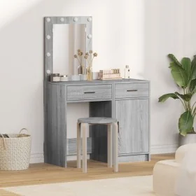 2-Piece Makeup Board Set with LED in Sonoma Gray
