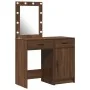 Set de tocador de 2 piezas con LED de madera de roble negro de , Tocadores para dormitorios - Ref: Foro24-3334242, Precio: 15...