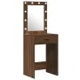 Set de tocador de 2 piezas con LED de madera de roble negro de , Tocadores para dormitorios - Ref: Foro24-3334242, Precio: 15...