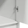 Conjunto de Mesa de Tocador de 3 Piezas con LED, Madera Elaborada Blanca | Foro24.es | Tu tienda online para hogar, jardín y más Foro24.es