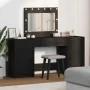 Juego de Tocador de 3 Piezas con LED Negro de Madera | Foro24.es | Tu tienda online para hogar, jardín y más Foro24.es