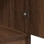 Conjunto de tocador de 3 piezas con LED en madera de roble negro de , Tocadores para dormitorios - Ref: Foro24-3334251, Preci...