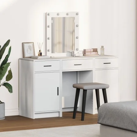 Conjunto de tocador de 3 piezas con LED de madera blanca | Foro24.es | Tu tienda online para hogar, jardín y más Foro24.es