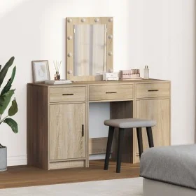 3-piece vanity set with Sonoma wood LEDs