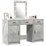3-piece vanity set with LED in concrete gray wood by , Bedroom Dressers - Ref: Foro24-3334257, Price: 204,72 €, Discount: %