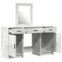 3-piece vanity set with LED in concrete gray wood by , Bedroom Dressers - Ref: Foro24-3334257, Price: 204,72 €, Discount: %