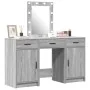 3-piece vanity set with LED in Sonoma engineered wood gray | Foro24.es | Tu tienda online para hogar, jardín y más Foro24.es