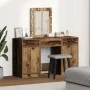 Set de tocador de 3 piezas con LED de madera envejecida | Foro24.es | Tu tienda online para hogar, jardín y más Foro24.es