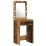 Set de tocador de 3 piezas con LED de madera envejecida | Foro24.es | Tu tienda online para hogar, jardín y más Foro24.es