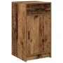 Set de tocador de 3 piezas con LED de madera envejecida | Foro24.es | Tu tienda online para hogar, jardín y más Foro24.es
