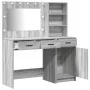 2-piece vanity set with LED mirror in Sonoma gray made of elaborate wood | Foro24.es | Tu tienda online para hogar, jardín y más Foro24.es
