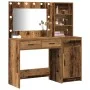 Set de tocador de 2 piezas con luz LED de madera envejecida de von , Schlafzimmerkommoden - Ref: Foro24-3334270, Preis: 185,4...