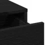 Conjunto de tocador de 2 piezas con LED de en madera negra de , Tocadores para dormitorios - Ref: Foro24-3334273, Precio: 170...