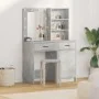 Juego de Tocador de 2 Piezas con LED de Color Concreto Gris | Foro24.es | Tu tienda online para hogar, jardín y más Foro24.es