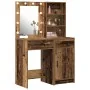 Conjunto de tocador de 2 piezas con LED en madera envejecida by , Bedroom Dressers - Ref: Foro24-3334279, Price: 160,35 €, Di...