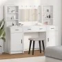 Juego de tocador de 3 piezas - Madera blanca ingeniería de , Tocadores para dormitorios - Ref: Foro24-3334281, Precio: 265,91...