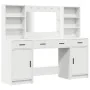 Juego de tocador de 3 piezas - Madera blanca ingeniería de , Tocadores para dormitorios - Ref: Foro24-3334281, Precio: 265,91...