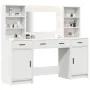 Juego de tocador de 3 piezas - Madera blanca ingeniería de , Tocadores para dormitorios - Ref: Foro24-3334281, Precio: 265,91...